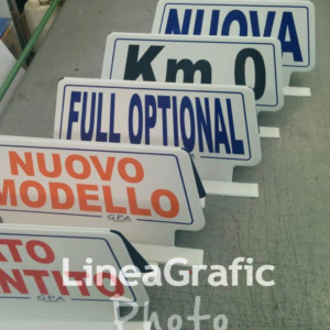 Cartelli occasione magnetici con stampa a colori - Auto - Macchine - Bologna - Emilia Romagna- Linea Grafic