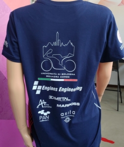 Maglietta con stampa in serigrafia Unibo Motorsport