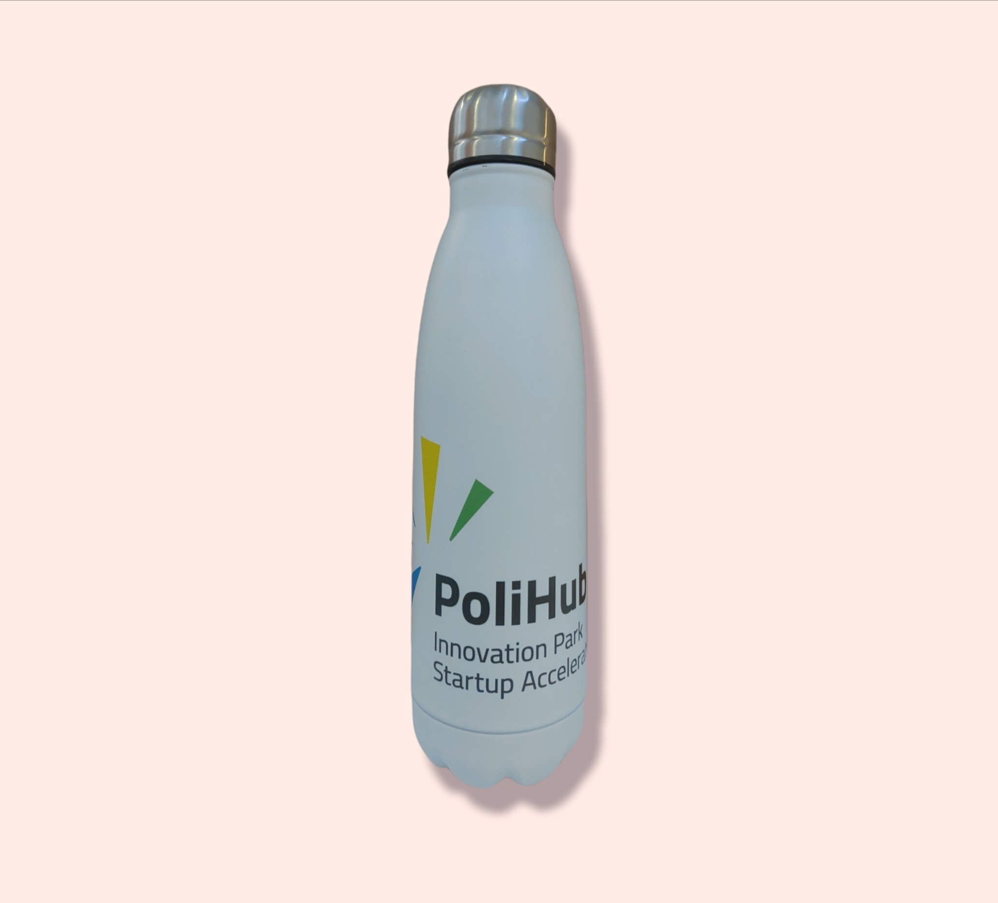 GEDA LABELS Borraccia Termica 500ml - Acciaio Inox, Scritta "Ich Hasse Menschen" (Odio La Gente), Rosa E Bianco